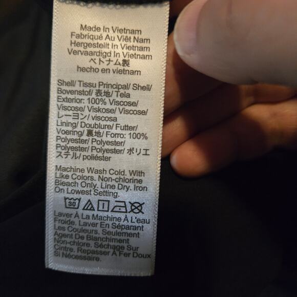 J.Crew Black Chiffon Midi Skirt CF709 Women’s Medium - Picture 4 of 10